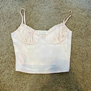 Satin tank top